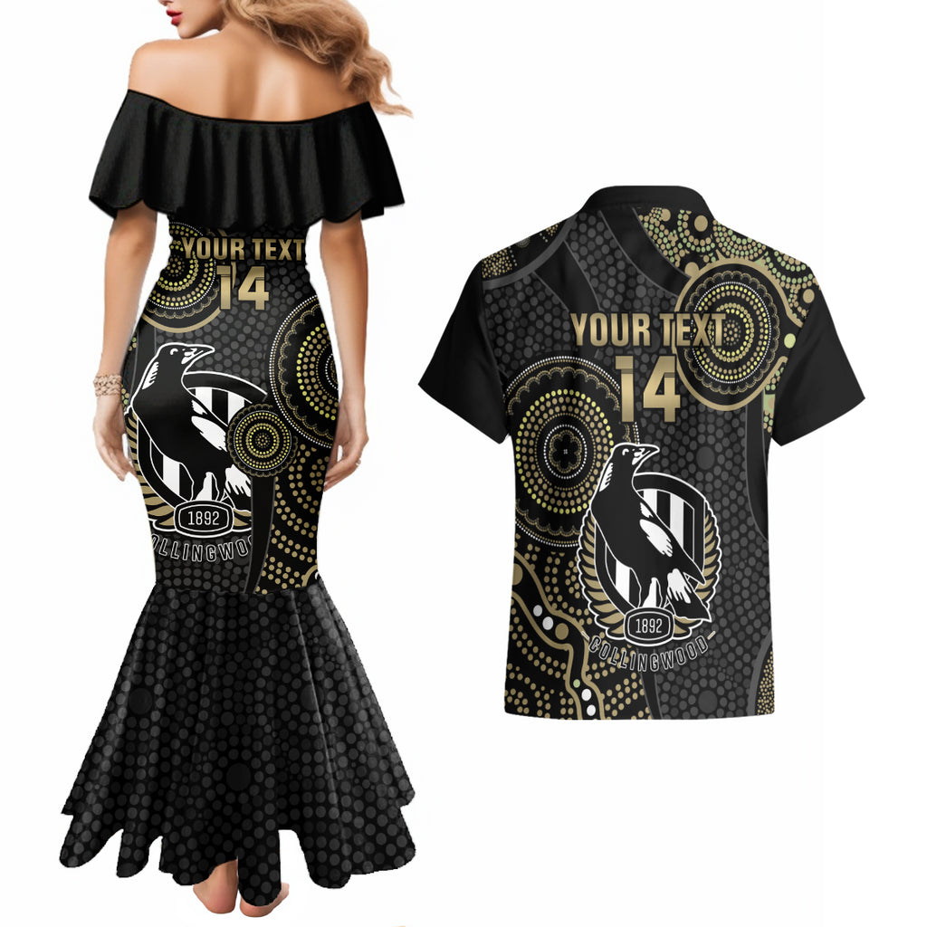 custom-afl-collingwood-couples-matching-mermaid-dress-and-hawaiian-shirt-indigenous-magpies-dynamic-version