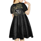 custom-afl-collingwood-kid-short-sleeve-dress-indigenous-magpies-dynamic-version