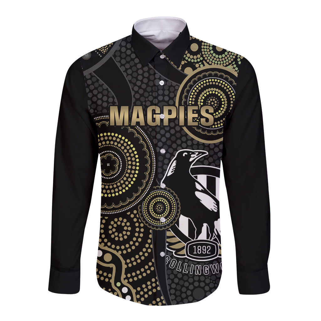 custom-afl-collingwood-long-sleeve-button-shirt-indigenous-magpies-dynamic-version