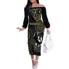 custom-afl-collingwood-off-the-shoulder-long-sleeve-dress-indigenous-magpies-dynamic-version