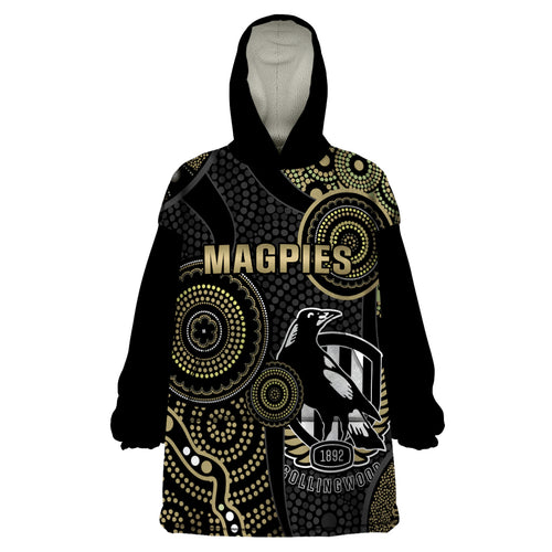 custom-afl-collingwood-wearable-blanket-hoodie-indigenous-magpies-dynamic-version