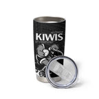 Custom Aotearoa Rugby Tumbler Cup Maori Kiwi - Mascot Style