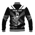 Aotearoa Silver Fern Rugby Custom Baseball Jacket 2024 Go Kiwi