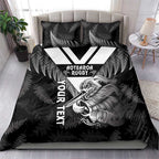 Aotearoa Silver Fern Rugby Custom Bedding Set 2024 Go Kiwi