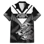 Aotearoa Silver Fern Rugby Custom Family Matching Mermaid Dress and Hawaiian Shirt 2024 Go Kiwi