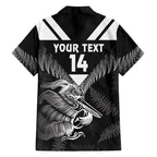 Aotearoa Silver Fern Rugby Custom Family Matching Tank Maxi Dress and Hawaiian Shirt 2024 Go Kiwi