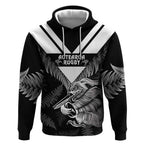 Aotearoa Silver Fern Rugby Custom Hoodie 2024 Go Kiwi