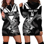 Aotearoa Silver Fern Rugby Custom Hoodie Dress 2024 Go Kiwi