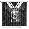 Aotearoa Silver Fern Rugby Custom Shower Curtain 2024 Go Kiwi