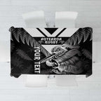 Aotearoa Silver Fern Rugby Custom Tablecloth 2024 Go Kiwi