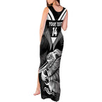 Aotearoa Silver Fern Rugby Custom Tank Maxi Dress 2024 Go Kiwi