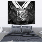 Aotearoa Silver Fern Rugby Custom Tapestry 2024 Go Kiwi
