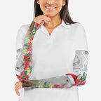 Blue Galah Mutation Christmas Australia Arm Sleeves Falalalala Galalah Bottlebrush Grey Aboriginal Art - Aussie Hoodie