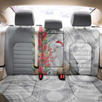 Blue Galah Mutation Christmas Australia Back Car Seat Cover Falalalala Galalah Bottlebrush Grey Aboriginal Art - Aussie Hoodie