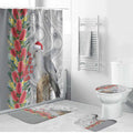 Blue Galah Mutation Christmas Australia Bathroom Set Falalalala Galalah Bottlebrush Grey Aboriginal Art - Aussie Hoodie