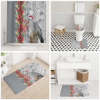 Blue Galah Mutation Christmas Australia Bathroom Set Falalalala Galalah Bottlebrush Grey Aboriginal Art - Aussie Hoodie