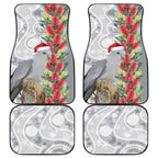 Blue Galah Mutation Christmas Australia Car Mats Falalalala Galalah Bottlebrush Grey Aboriginal Art - Aussie Hoodie