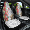 Blue Galah Mutation Christmas Australia Car Seat Cover Falalalala Galalah Bottlebrush Grey Aboriginal Art - Aussie Hoodie