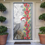 Blue Galah Mutation Christmas Australia Door Cover Falalalala Galalah Bottlebrush Grey Aboriginal Art - Aussie Hoodie