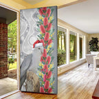 Blue Galah Mutation Christmas Australia Door Cover Falalalala Galalah Bottlebrush Grey Aboriginal Art - Aussie Hoodie