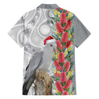 Blue Galah Mutation Christmas Australia Family Matching Mermaid Dress and Hawaiian Shirt Falalalala Galalah Bottlebrush Grey Aboriginal Art - Aussie Hoodie