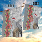 Blue Galah Mutation Christmas Australia Garden Flag Falalalala Galalah Bottlebrush Grey Aboriginal Art - Aussie Hoodie