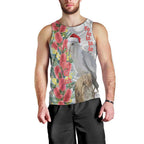 Blue Galah Mutation Christmas Australia Men Tank Top Falalalala Galalah Bottlebrush Grey Aboriginal Art - Aussie Hoodie