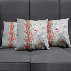 Blue Galah Mutation Christmas Australia Pillow Cover Falalalala Galalah Bottlebrush Grey Aboriginal Art - Aussie Hoodie