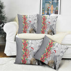 Blue Galah Mutation Christmas Australia Pillow Cover Falalalala Galalah Bottlebrush Grey Aboriginal Art - Aussie Hoodie
