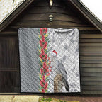 Blue Galah Mutation Christmas Australia Quilt Falalalala Galalah Bottlebrush Grey Aboriginal Art - Aussie Hoodie