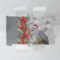 Blue Galah Mutation Christmas Australia Tablecloth Falalalala Galalah Bottlebrush Grey Aboriginal Art - Aussie Hoodie