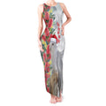 Blue Galah Mutation Christmas Australia Tank Maxi Dress Falalalala Galalah Bottlebrush Grey Aboriginal Art - Aussie Hoodie