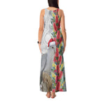 Blue Galah Mutation Christmas Australia Tank Maxi Dress Falalalala Galalah Bottlebrush Grey Aboriginal Art - Aussie Hoodie