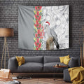 Blue Galah Mutation Christmas Australia Tapestry Falalalala Galalah Bottlebrush Grey Aboriginal Art - Aussie Hoodie