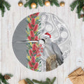 Blue Galah Mutation Christmas Australia Tree Skirt Falalalala Galalah Bottlebrush Grey Aboriginal Art - Aussie Hoodie