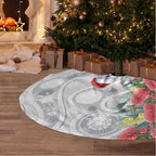 Blue Galah Mutation Christmas Australia Tree Skirt Falalalala Galalah Bottlebrush Grey Aboriginal Art - Aussie Hoodie