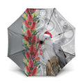 Blue Galah Mutation Christmas Australia Umbrella Falalalala Galalah Bottlebrush Grey Aboriginal Art - Aussie Hoodie