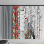 Blue Galah Mutation Christmas Australia Window Curtain Falalalala Galalah Bottlebrush Grey Aboriginal Art - Aussie Hoodie