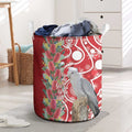 Blue Galah Mutation Christmas Australia Laundry Basket Falalalala Galalah Bottlebrush Red Aboriginal Art - Aussie Hoodie
