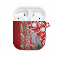 Blue Galah Mutation Christmas Australia AirPods Case Falalalala Galalah Bottlebrush Red Aboriginal Art - Aussie Hoodie