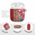 Blue Galah Mutation Christmas Australia AirPods Case Falalalala Galalah Bottlebrush Red Aboriginal Art - Aussie Hoodie