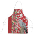 Blue Galah Mutation Christmas Australia Apron Falalalala Galalah Bottlebrush Red Aboriginal Art - Aussie Hoodie
