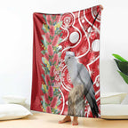 Blue Galah Mutation Christmas Australia Blanket Falalalala Galalah Bottlebrush Red Aboriginal Art - Aussie Hoodie