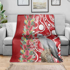 Blue Galah Mutation Christmas Australia Blanket Falalalala Galalah Bottlebrush Red Aboriginal Art - Aussie Hoodie