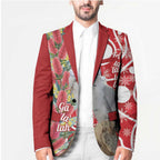 Blue Galah Mutation Christmas Australia Blazer Falalalala Galalah Bottlebrush Red Aboriginal Art - Aussie Hoodie