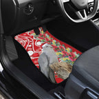 Blue Galah Mutation Christmas Australia Car Mats Falalalala Galalah Bottlebrush Red Aboriginal Art - Aussie Hoodie
