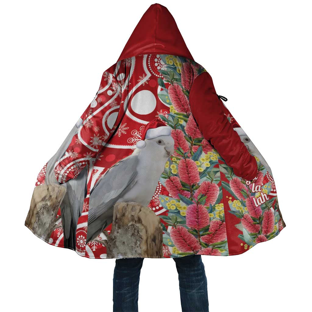 Blue Galah Mutation Christmas Australia Cloak Falalalala Galalah Bottlebrush Red Aboriginal Art - Aussie Hoodie