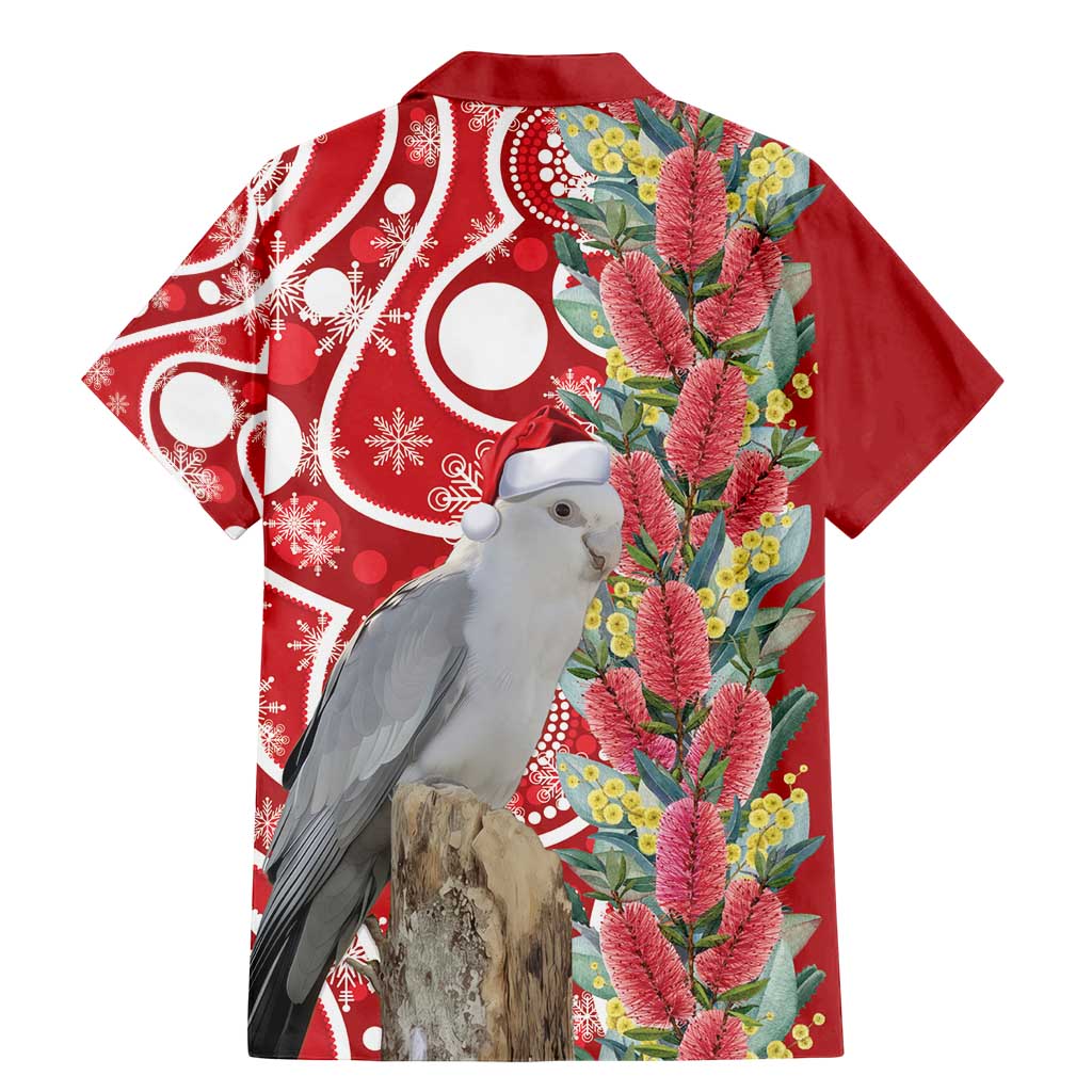Blue Galah Mutation Christmas Australia Family Matching Mermaid Dress and Hawaiian Shirt Falalalala Galalah Bottlebrush Red Aboriginal Art - Aussie Hoodie