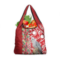 Blue Galah Mutation Christmas Australia Grocery Bag Falalalala Galalah Bottlebrush Red Aboriginal Art - Aussie Hoodie