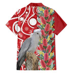 Blue Galah Mutation Christmas Australia Hawaiian Shirt Falalalala Galalah Bottlebrush Red Aboriginal Art - Aussie Hoodie